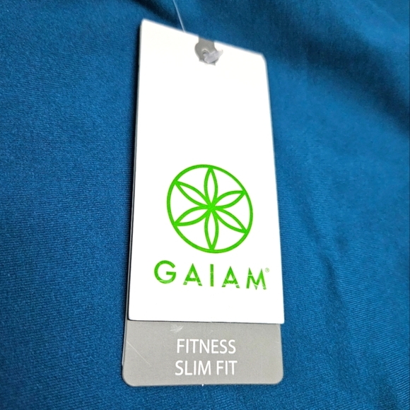 NWT GAIAM Bliss Balance Pullover Hoodie Submerged Teal Turquiose SlimFit Small - Picture 8 of 10